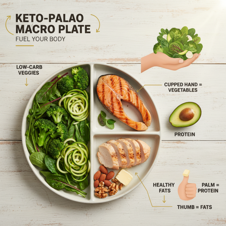 Track Macros Without Apps: Keto-Paleo Visual Guide