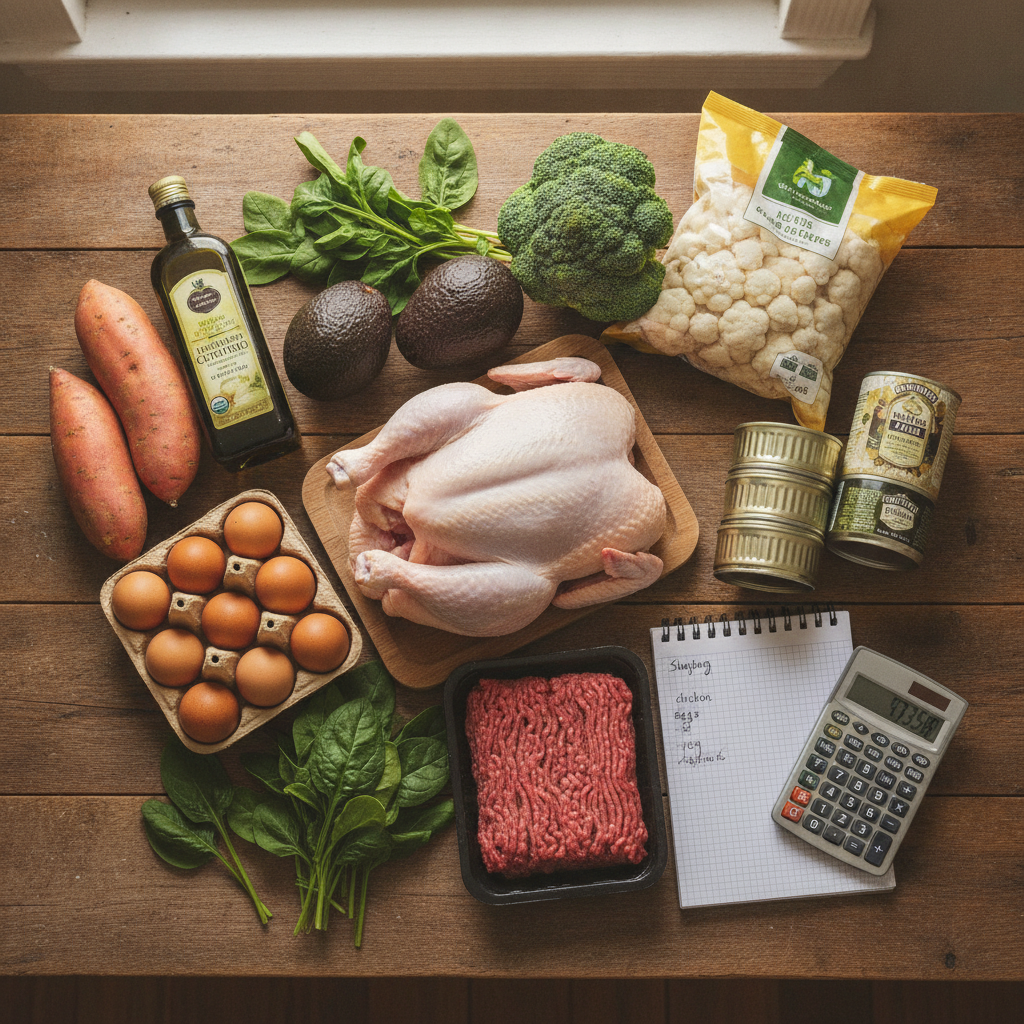 Keto-Paleo Grocery Haul on a Tight Budget